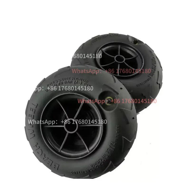 Rueda de balón de arena inflab - Fishing Kayak Cart reseña y precio